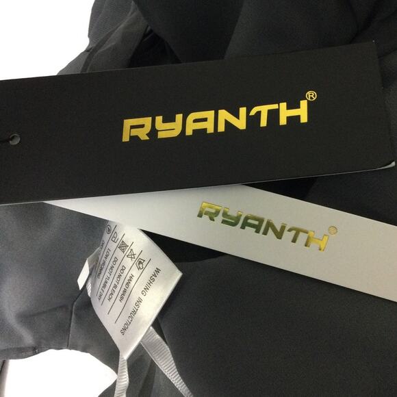 FORMAL PARTY SZ 10 L Charcoal Gray Pleated V-Neck A-Line Maxi Dress NWT B95 - Picture 8 of 9